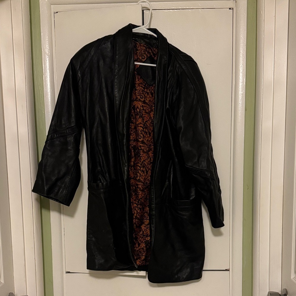 Jaqueline Ferrar Black Leather Women's Jacket